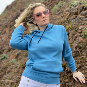 Women Sada Basic Hoodie Blue