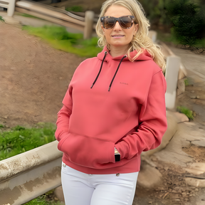 Women Sada Basic Hoodie Pink